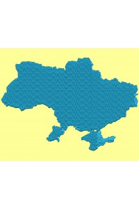 The territory of Ukraine, a program for machine embroidery