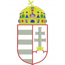 Program for machine embroidery Coat of arms of Hungary
