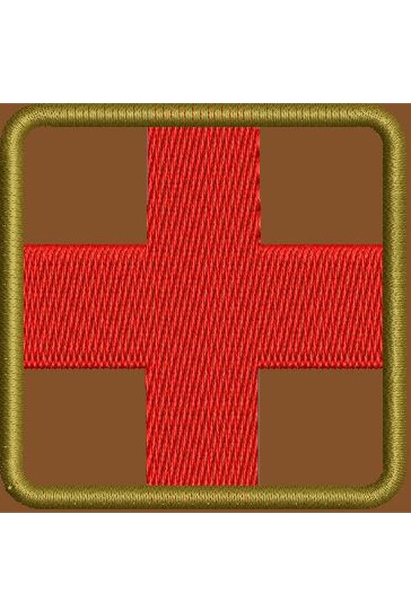 Embroidery design Medical cross