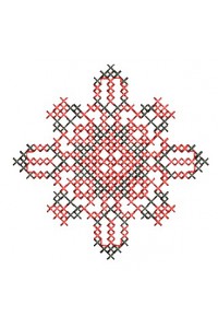 Cross-stitch machine embroidery design. Myroslava ornament