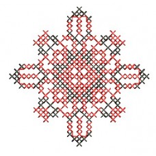 Cross-stitch machine embroidery design. Myroslava ornament