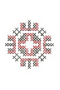 Cross-stitch machine embroidery design. Pavlo ornament