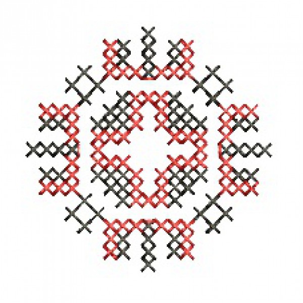 Cross-stitch machine embroidery design. Pavlo ornament