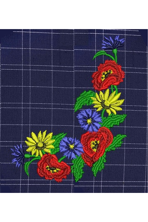 Design for machine embroidery Bouquet-2