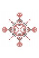 Дизайн машинної вишивки хрестиком. Орнамент імені Віталій