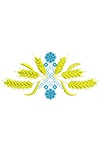 Программа для машинной вышивки Волошки-пшениця