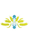 Программа для машинной вышивки Волошки-пшениця