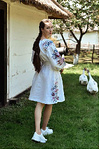 Women's embroidered dress Eva