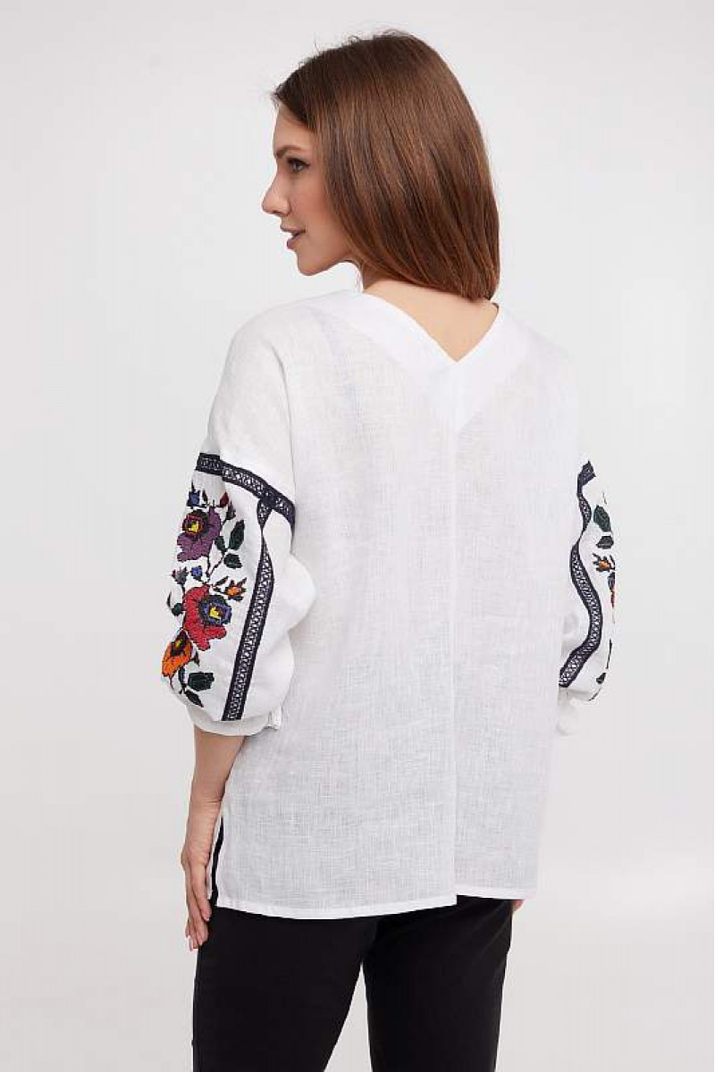 Борщівські квіти, вишиванка жіноча Борщівські квіти, вишиванка жіноча