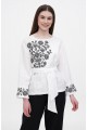 White embroidered women's blouse Galina