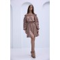 Brown velvet dress Corinna