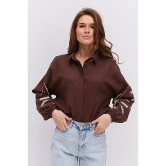 Vyshyvanka  with a turn-down collar Zernovii, M