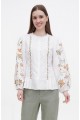 Embroidered women's white Luhan