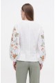 Embroidered women's white Luhan