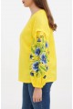 Yellow embroidered women's blouse Mira