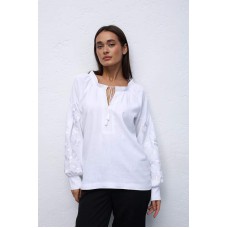 White embroidered shirt Carolina