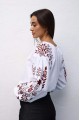 White embroidered women's blouse Violina