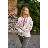 Two colors, women's embroidery is red