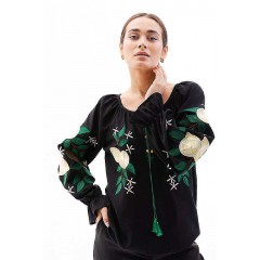 Lemonade, women's embroidered shirt, L