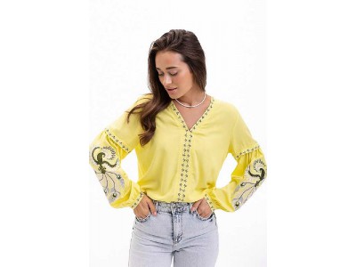 Women's yellow vyshyvanka