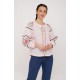 Sabina is pink, women's embroidered blouse