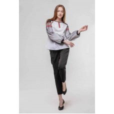 Ethnic style, women's embroidered blouse