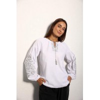 White embroidered shirt September