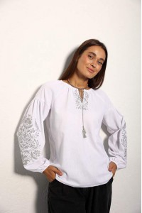 Біла вишиванка Вереснева