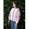 Ines, embroidered women's blouse