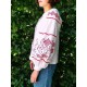 Ines, embroidered women's blouse