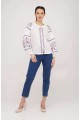 Sabina, women's embroidered blouse
