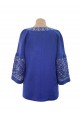 Hanna, embroidered women's blue