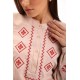 Улита, блузка женская вышиванка розовая