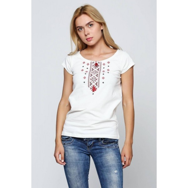 Women's embroidered T-shirt Ornament, size XS