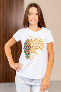 White women's embroidered shirt vyshyvanka Anyutka