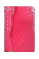 Vita, women's pink embroidered T-shirt