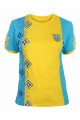 Ukraine, yellow-blue, women's embroidered T-shirt