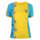 Украина, желтая-голубая, женская вышитая футболка