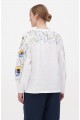 Women's embroidered white Berezhanka