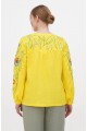 Women's embroidered shirt yellow Berezhanka