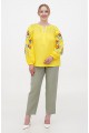 Women's embroidered shirt yellow Berezhanka