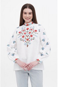 Women's white embroidered shirt Ternavka