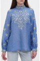 Women's embroidered jacket blue Ternavka