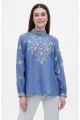 Women's embroidered jacket blue Ternavka