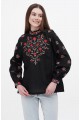 Women's embroidered shirt black Ternavka