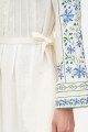 Women's dress with embroidery on the sleeves, Vlasta