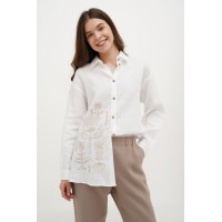 White women's embroidered shirt Lira