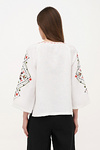 White linen embroidered blouse Alnus