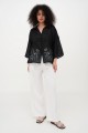 Black women's embroidered shirt Dolyna