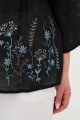 Black women's embroidered shirt Dolyna
